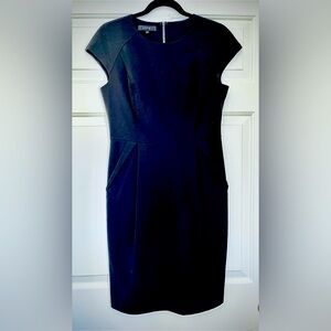 Lafayette 148 New York Black Ponte Dress